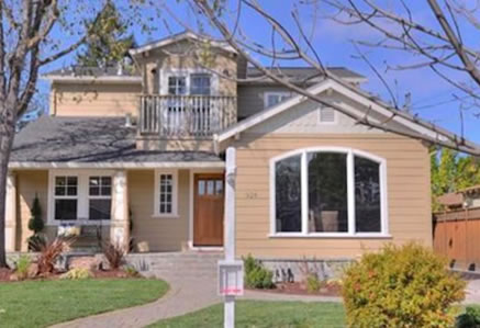 New residential construction on Madison Avenue, Redwood City